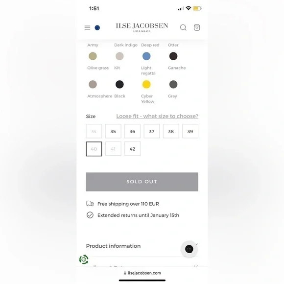 Isle Jacobsen Rubber Boots​​​​​​​​​​​​ - Picture 3 of 16